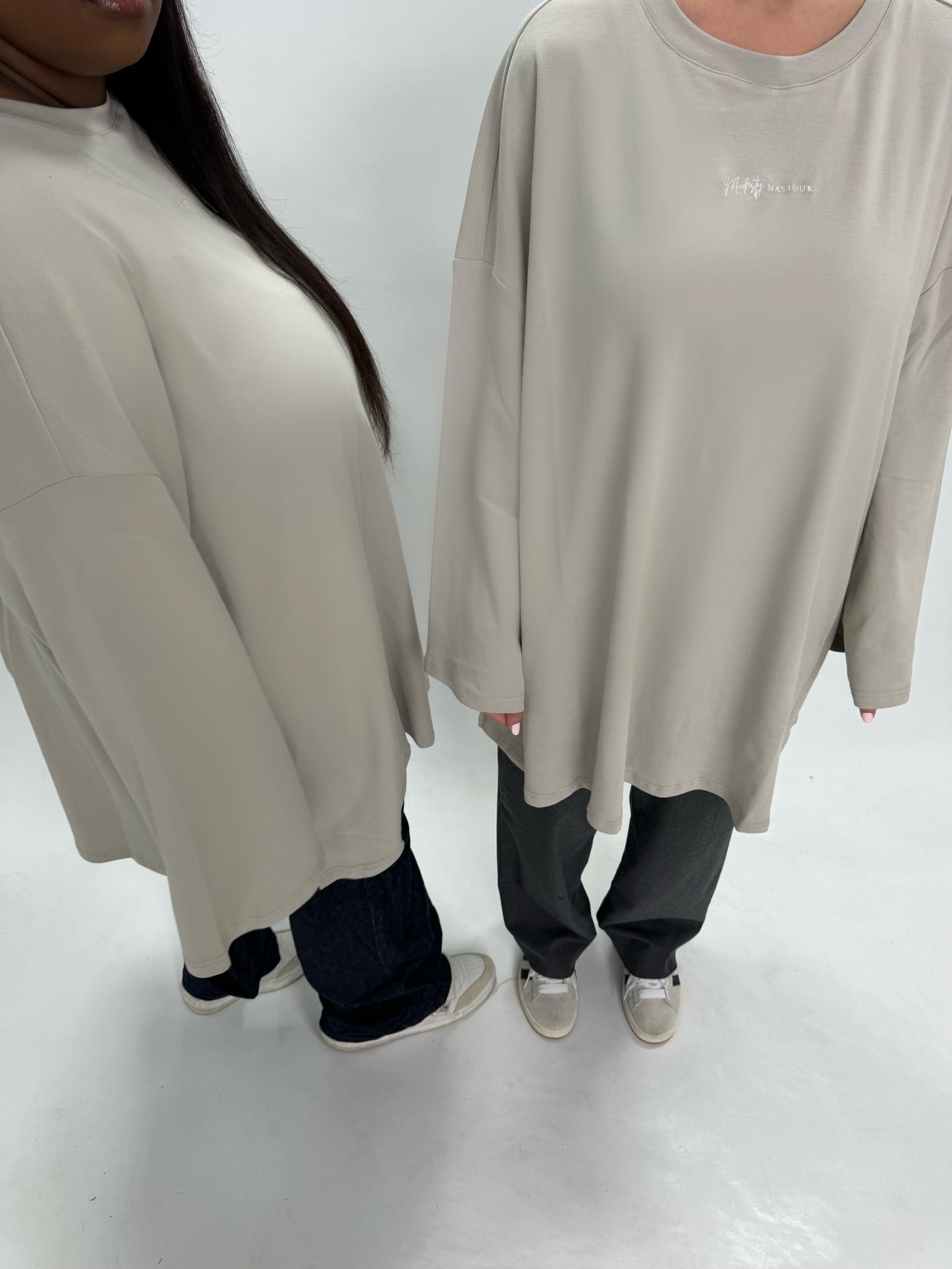 TEE SHIRT PYEONHAN GRIS CLAIR
