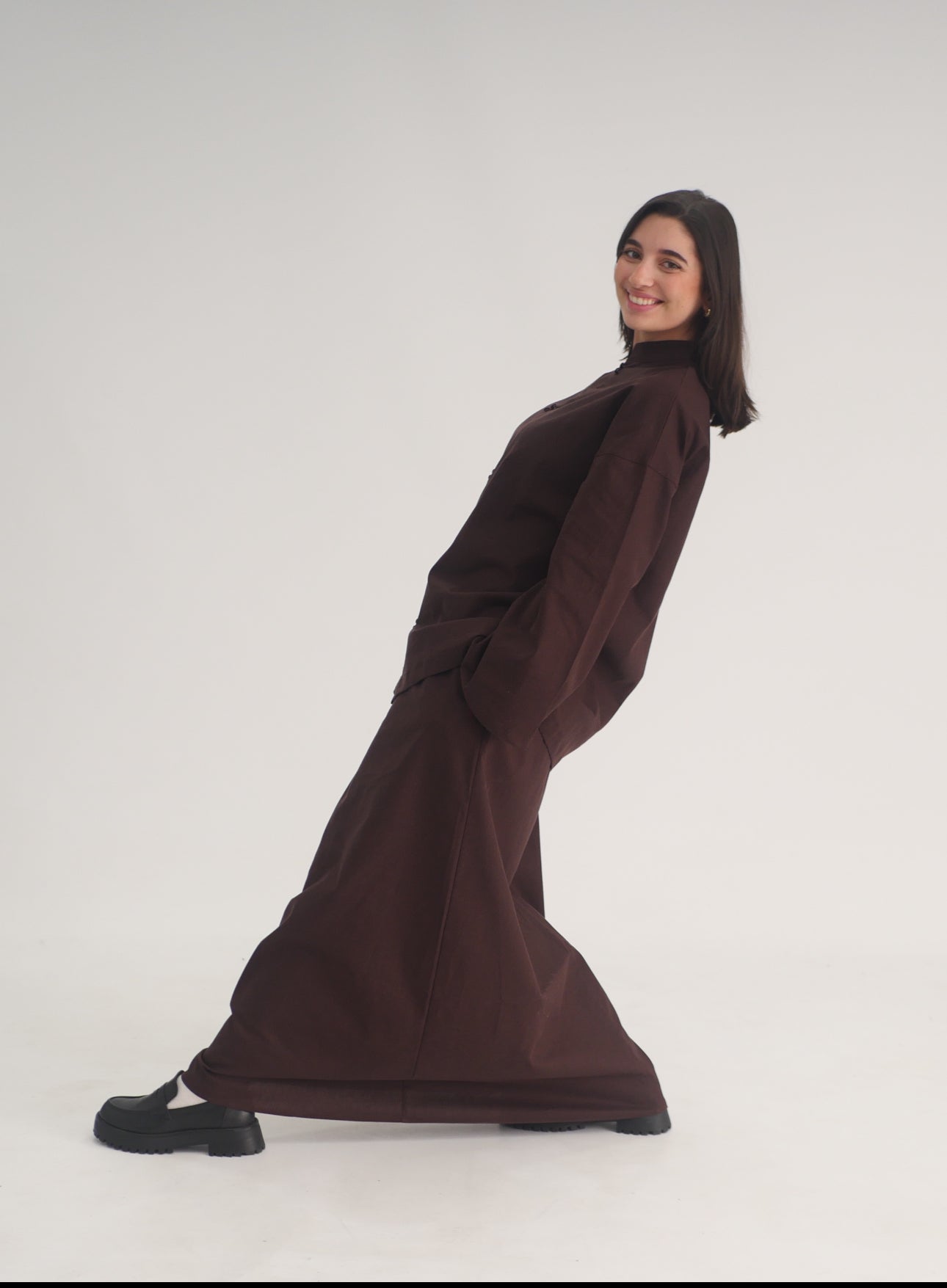 Moon Bào set brown
