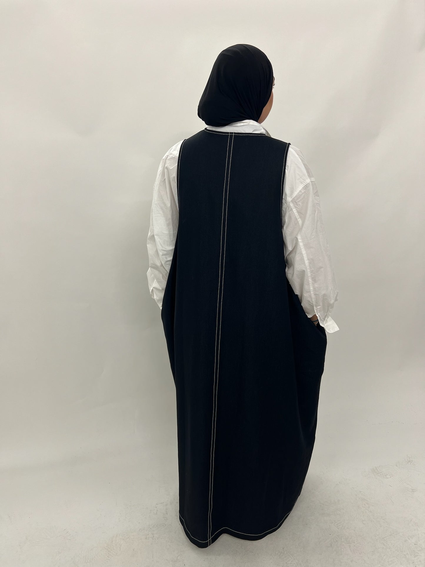 Robe sans manche - Denim noir