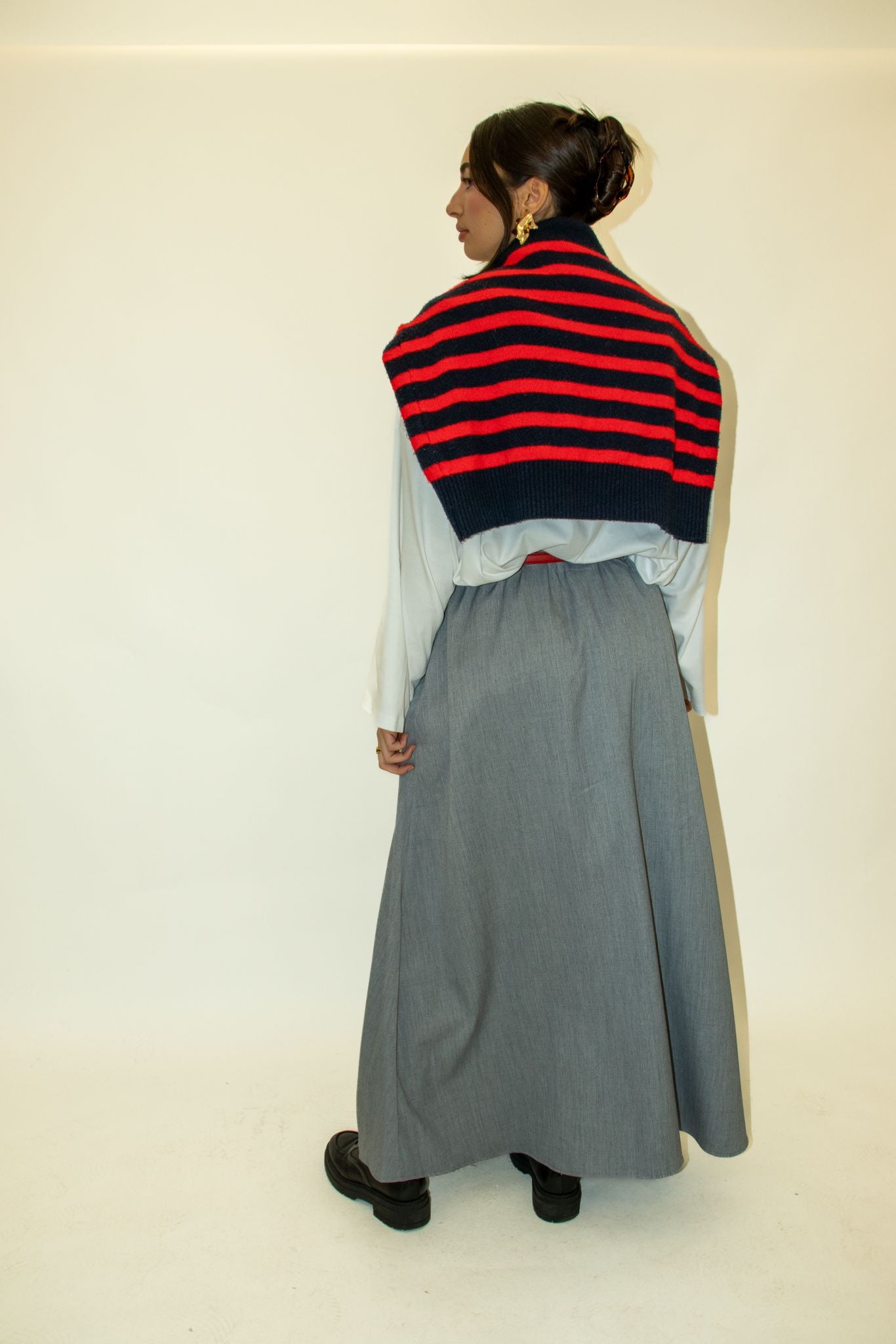 JUPE MINJI GRIS