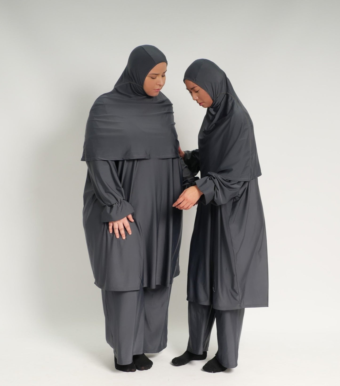 بوركيني رمادي
