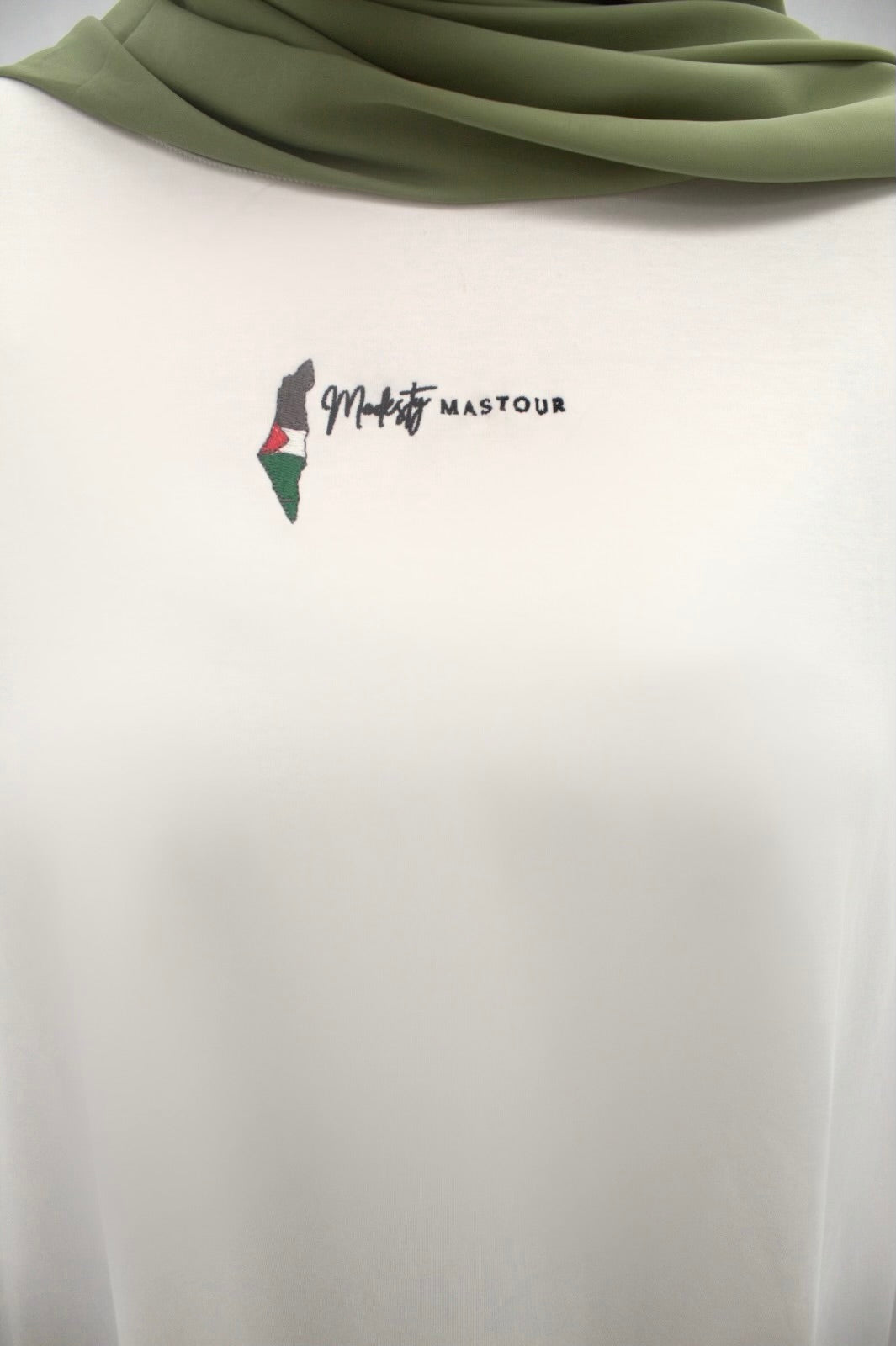 PALESTINE OVERSIZE TEE SHIRT WHITE