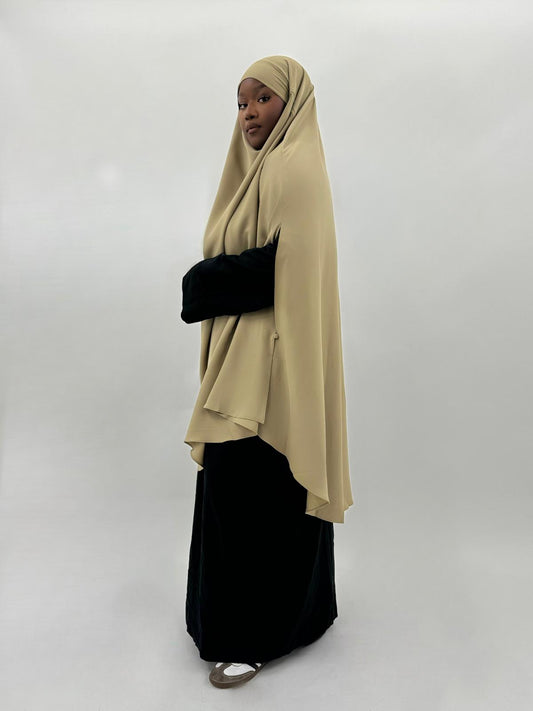 KHIMAR EXTRA LONG BEIGE