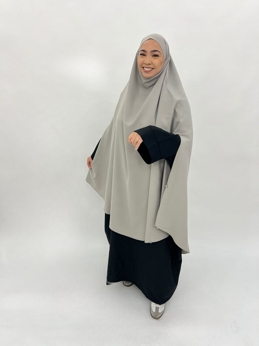 KHIMAR EXTRA LONG GRIS