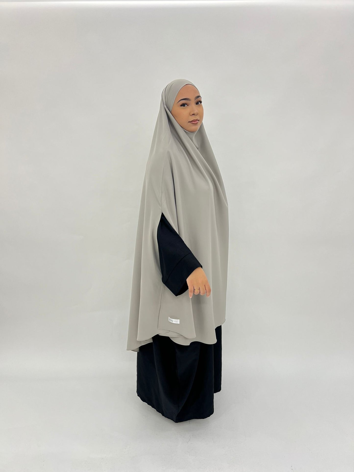 KHIMAR EXTRA LONG GRIS