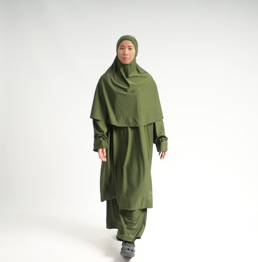 بوركيني كاكي أخضر